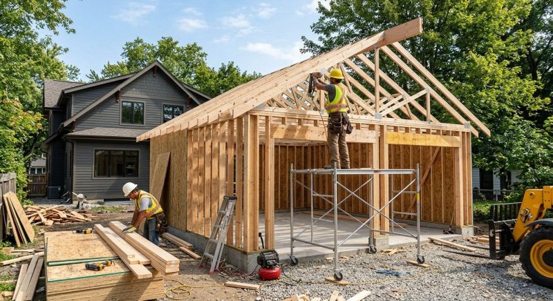 Attached Garage Construction in Charleston, SC