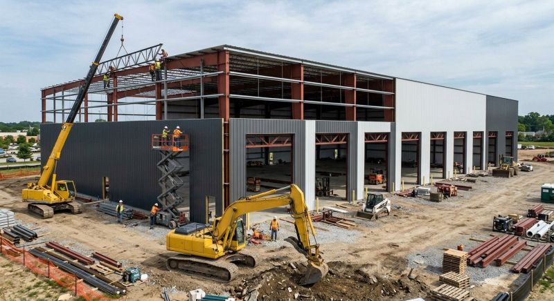 Commercial Garage Construction in Pearland, TX