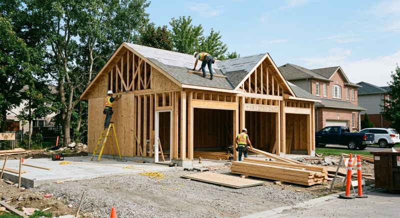 Detached Garage Construction in Conroe, TX
