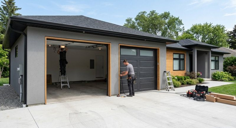 Four Car Garage Installation in Summerville, SC