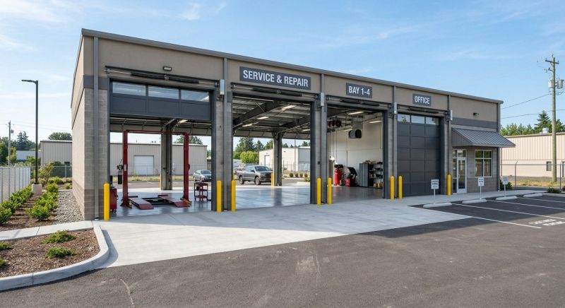 Industrial Garage Construction in Katy, TX
