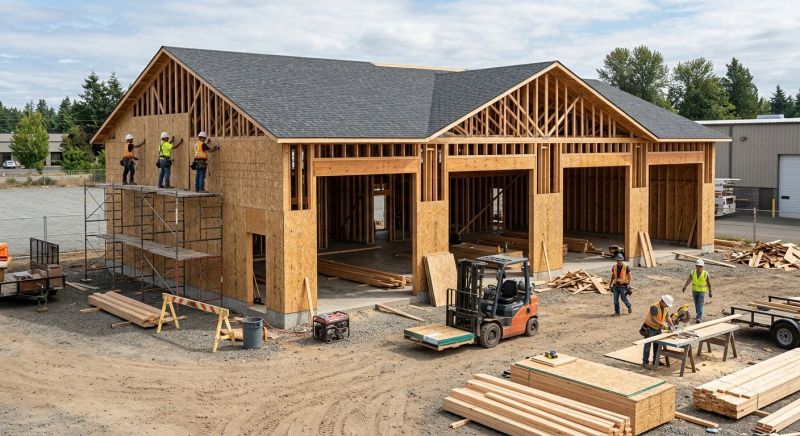 Industrial Garage Construction in Pearland, TX