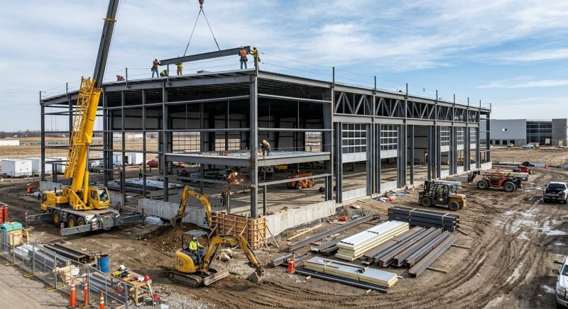 Industrial Garage Construction in Pearland, TX