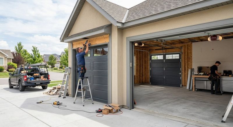 Wood Garage Installation in Summerville, SC